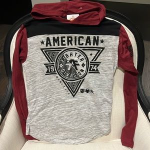 American Fighter long sleeve hooded shirt by Buckle